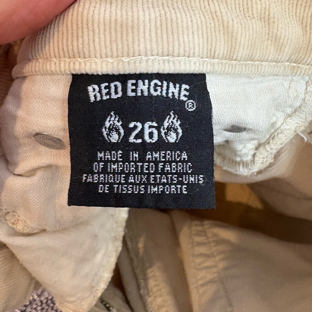 Red Engine Tan Bootcut Jeans - Picture 2 of 4